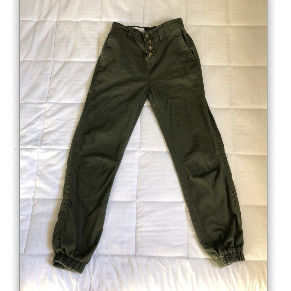 XS Olive Green Utility Pants